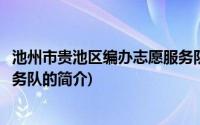 池州市贵池区编办志愿服务队(关于池州市贵池区编办志愿服务队的简介)