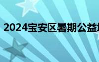 2024宝安区暑期公益培训课程表及报名方法