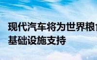 现代汽车将为世界粮食计划署提供电动汽车和基础设施支持