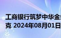 工商银行筑梦中华金条100克价格今天多少一克 2024年08月01日