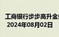 工商银行步步高升金条50g价格今天多少一克 2024年08月02日