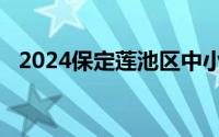 2024保定莲池区中小学招生补录报名网站