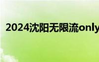 2024沈阳无限流only漫展时间+地点+票价