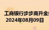 工商银行步步高升金条50g价格今天多少一克 2024年08月09日