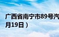 广西省南宁市89号汽油价格查询（2024年08月19日）