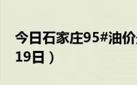今日石家庄95#油价最新消息（2024年08月19日）