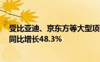 受比亚迪、京东方等大型项目带动 1—7月成都市工业投资同比增长48.3%