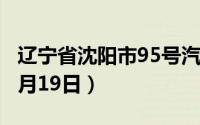 辽宁省沈阳市95号汽油价格查询（2024年08月19日）