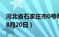 河北省石家庄市0号柴油价格查询（2024年08月20日）