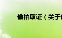 偷拍取证（关于偷拍取证的简介）