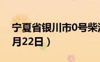宁夏省银川市0号柴油价格查询（2024年08月22日）