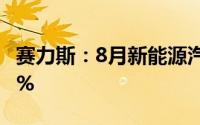 赛力斯：8月新能源汽车销量同比增长479.55%