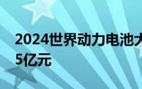 2024世界动力电池大会签约项目总金额952.5亿元