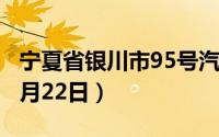 宁夏省银川市95号汽油价格查询（2024年08月22日）