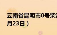 云南省昆明市0号柴油价格查询（2024年08月23日）