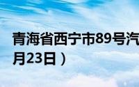 青海省西宁市89号汽油价格查询（2024年08月23日）