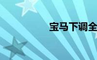 宝马下调全年业绩预期