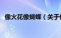 像火花像蝴蝶（关于像火花像蝴蝶的简介）