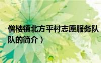僧楼镇北方平村志愿服务队（关于僧楼镇北方平村志愿服务队的简介）