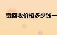锇回收价格多少钱一克 2024年08月26日