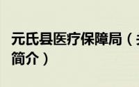 元氏县医疗保障局（关于元氏县医疗保障局的简介）