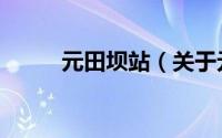 元田坝站（关于元田坝站的简介）