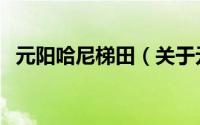 元阳哈尼梯田（关于元阳哈尼梯田的简介）