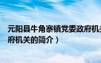 元阳县牛角寨镇党委政府机关（关于元阳县牛角寨镇党委政府机关的简介）