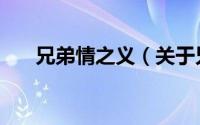 兄弟情之义（关于兄弟情之义的简介）