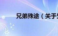 兄弟殊途（关于兄弟殊途的简介）