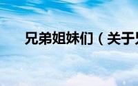 兄弟姐妹们（关于兄弟姐妹们的简介）