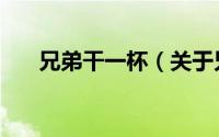 兄弟干一杯（关于兄弟干一杯的简介）