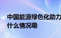 中国能源绿色化助力全球能源转型进程 到底什么情况嘞