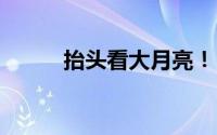 抬头看大月亮！ 到底什么情况嘞