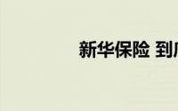 新华保险 到底什么情况嘞