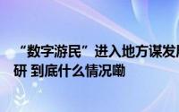 “数字游民”进入地方谋发展视野多地党政主官近期专程调研 到底什么情况嘞