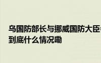 乌国防部长与挪威国防大臣会谈 讨论加强乌F-16战机能力 到底什么情况嘞