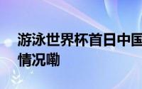 游泳世界杯首日中国队2金4银2铜 到底什么情况嘞