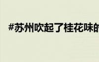 #苏州吹起了桂花味的风# 到底什么情况嘞