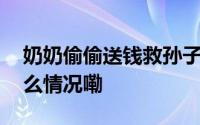 奶奶偷偷送钱救孙子结果孙子是假的 到底什么情况嘞