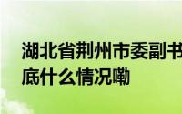 湖北省荆州市委副书记、市长周志红被查 到底什么情况嘞