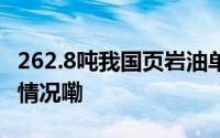 262.8吨我国页岩油单井日产创新高 到底什么情况嘞