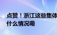 点赞！浙江这些集体和个人获通报表扬 到底什么情况嘞