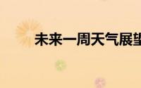 未来一周天气展望 到底什么情况嘞