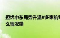 担忧中东局势升温#多家航司延长停飞以色列期限# 到底什么情况嘞