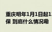 重庆明年1月1日起13项辅助生殖项目纳入医保 到底什么情况嘞