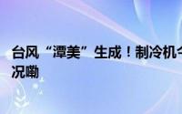 台风“潭美”生成！制冷机今日到货广东将降温 到底什么情况嘞