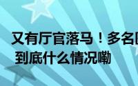 又有厅官落马！多名医院院长、书记接连被查 到底什么情况嘞