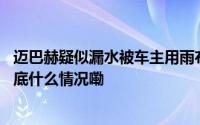 迈巴赫疑似漏水被车主用雨布遮雨百年豪华品牌遭到羞辱 到底什么情况嘞