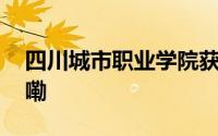 四川城市职业学院获大赛金奖 到底什么情况嘞